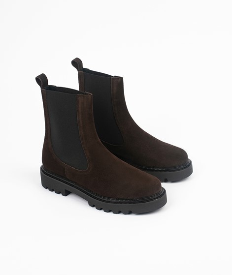 KAUF DICH GLCKLICH Lederstiefel Braun