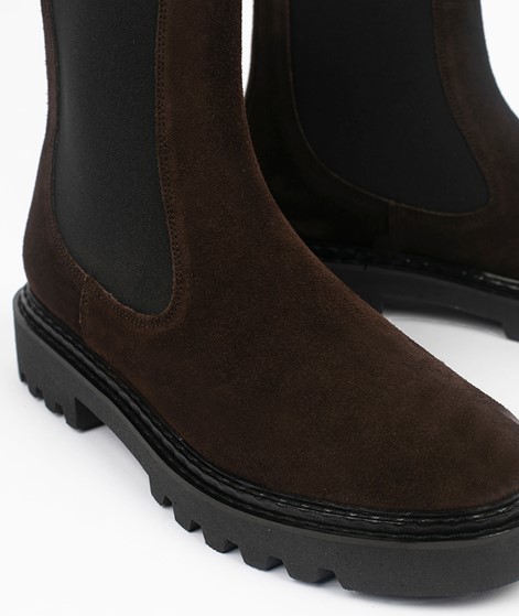 KAUF DICH GLCKLICH Lederstiefel Braun