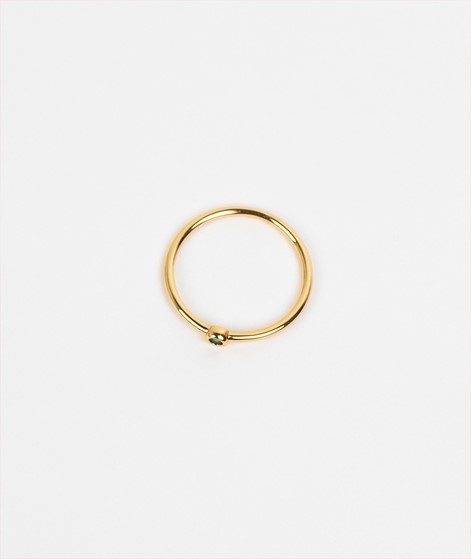 KAUF DICH GLCKLICH Ring Gold Grn