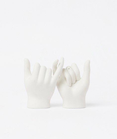 DOIY Pinky Swear Salz- & Pfefferstreuer Wei