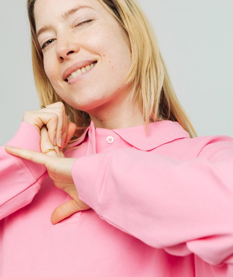 SAMSOE SAMSOE Odetta Polo Bluse Pink