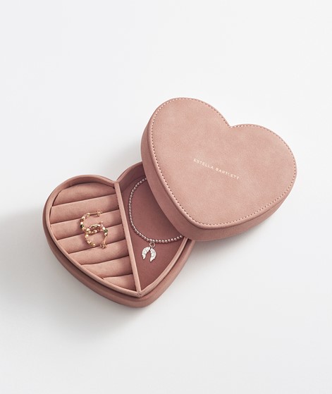 ESTELLA BARTLETT Heart Shaped Schmuckbox Rosa