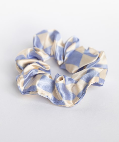 EBBA Satin Scrunchie kariert