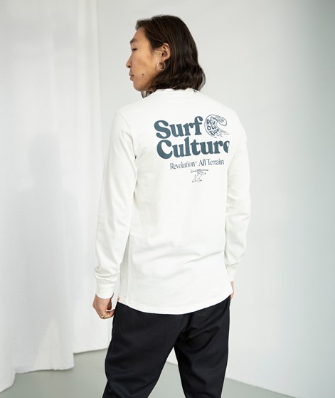 REVOLUTION Long-sleeved Longsleeve Weiß