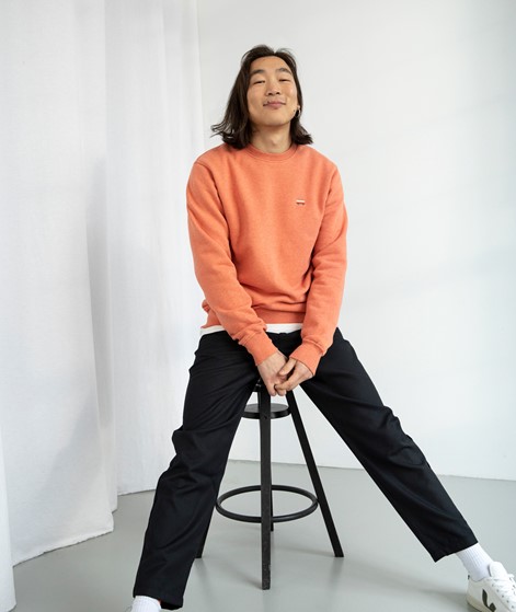 REVOLUTION Crewneck Sweater Orange
