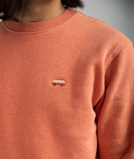 REVOLUTION Crewneck Sweater Orange
