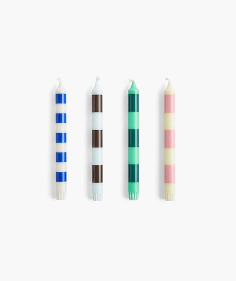 HAY Stripe Candle 4 Pcs Kerze gestreift