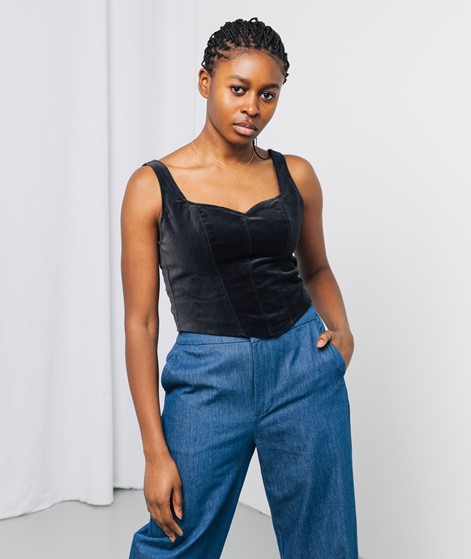 LEVI`S Lennox Corset Top Schwarz