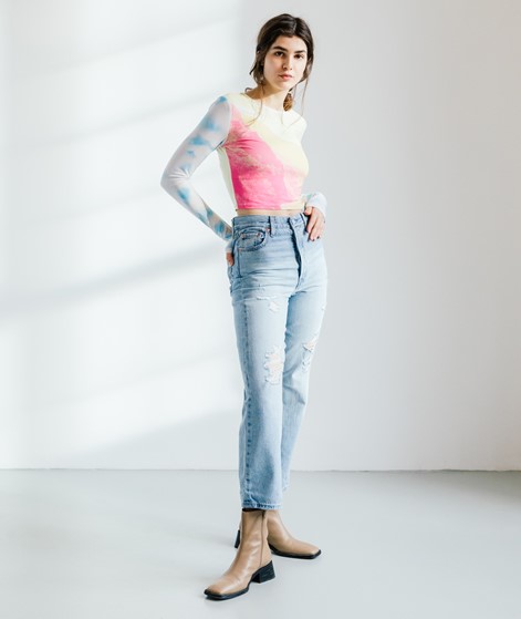 LEVI`S® Ribcage Straight Ankle Jeans Blau