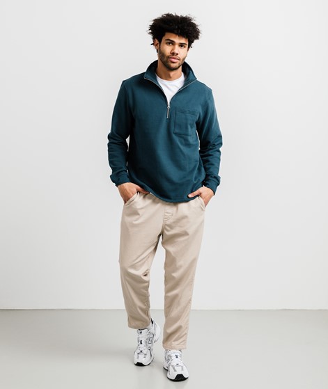 KAUF DICH GLCKLICH Zip Sweater Cyan