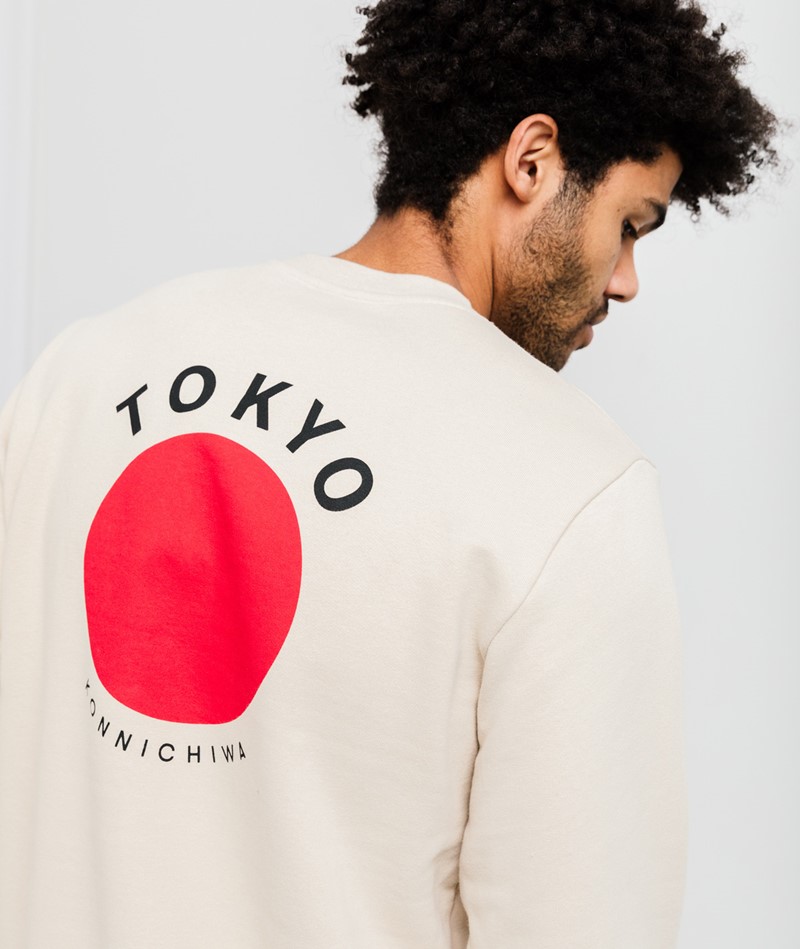 KAUF DICH GLÜCKLICH Sweater Tokyo Beige aus Bio-Baumwolle