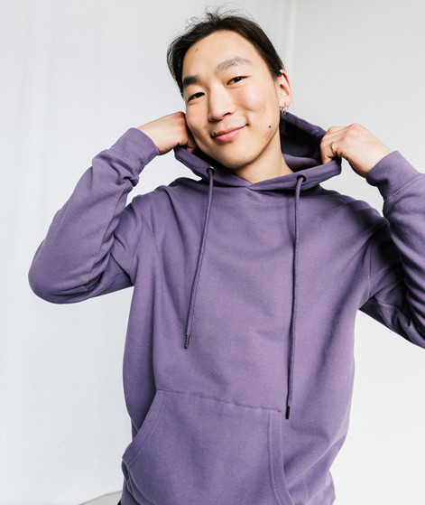 KAUF DICH GLCKLICH Hoodie Purple Rain aus Bio-Baumwolle