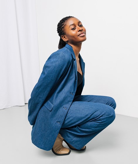 GLOBAL FUNK Mulian-G Blazer blau