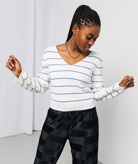 VILA VIChai V-Neck Pullover gestreift