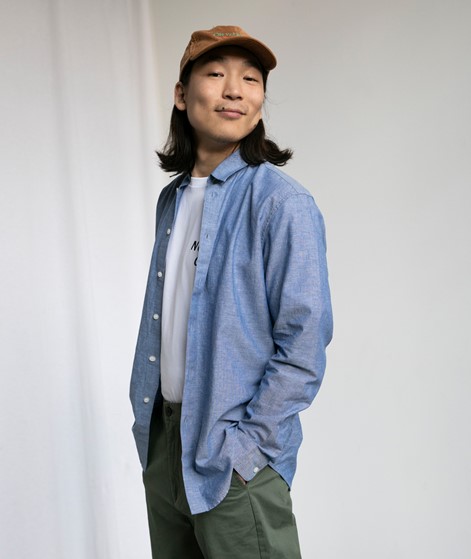SELECTED HOMME SLHSlimnew Linen Hemd Blau