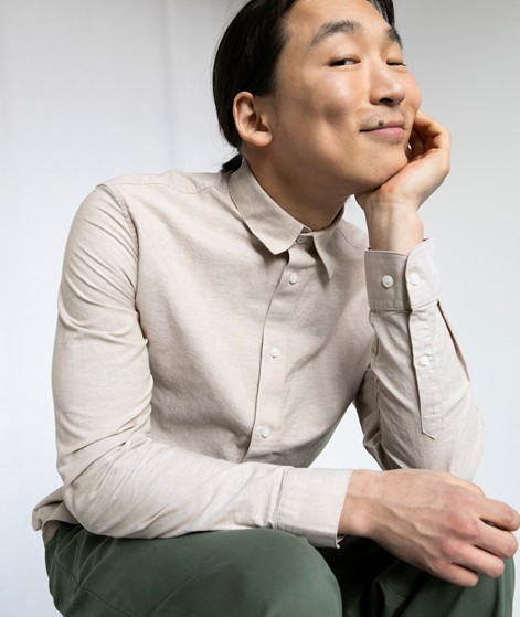 SELECTED HOMME SLHSlimnew Linen Hemd Beige