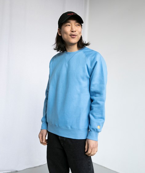 CARHARTT WIP Chase Sweater Blau