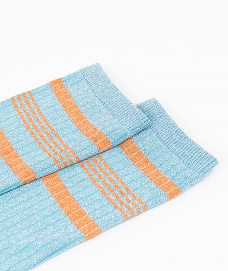 MP DENMARK Nohl glitzer Socken Gr. 37-42 Blau