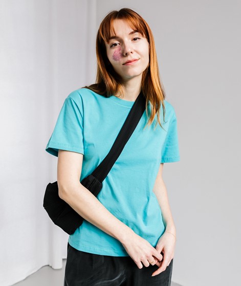 KAUF DICH GLCKLICH T-Shirt Pool Blue aus Bio-Baumwolle