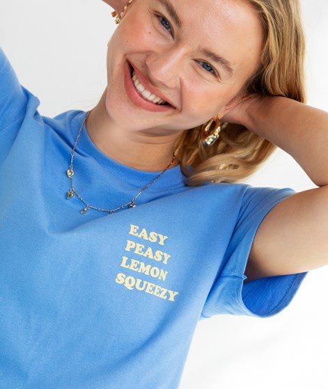 ON VACATION Lemon Squeezy T-Shirt Blau