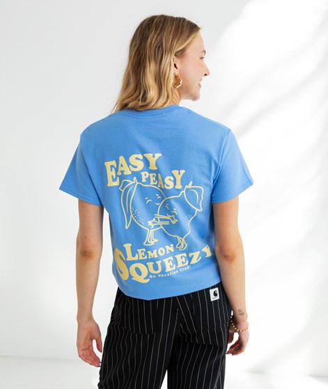 ON VACATION Lemon Squeezy T-Shirt Blau