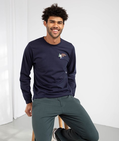 WEMOTO Wanderer  Longsleeve blau