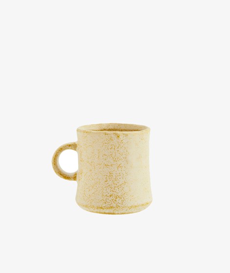 MADAM STOLTZ Steingut Tasse (9x9) Gelb