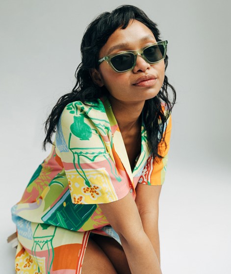 AVEC TOUS Sonnenbrille Grn