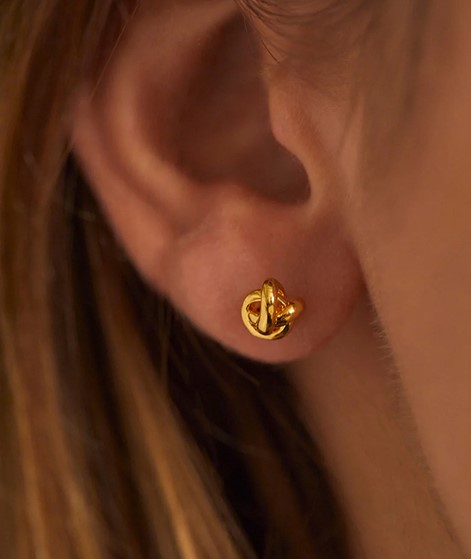 ESTELLA BARTLETT Knot Stud Ohrstecker Gold