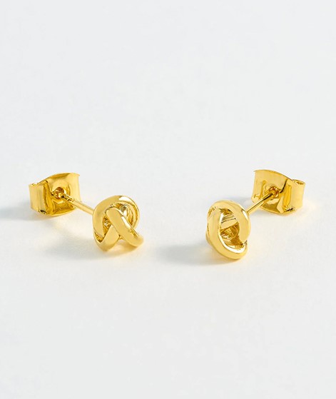 ESTELLA BARTLETT Knot Stud Ohrstecker Gold