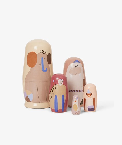 FERM LIVING Critter Nesting Dolls Spiel