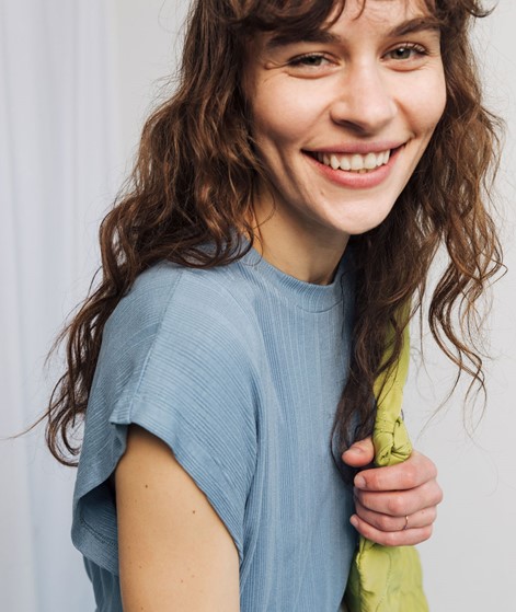 KAUF DICH GLCKLICH T-Shirt Blau