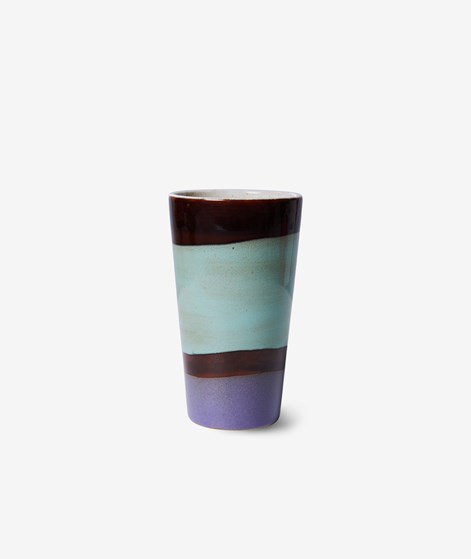 HKLIVING 70s Latte Becher mehrfarbig