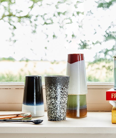HKLIVING 70s Peat Latte Becher mehrfarbig