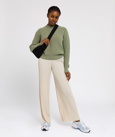 KAUF DICH GLCKLICH Pullover Light Sage aus Bio-Baumwolle