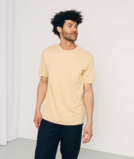 SELECTED HOMME SLHRelaxsoon T-Shirt Gelb
