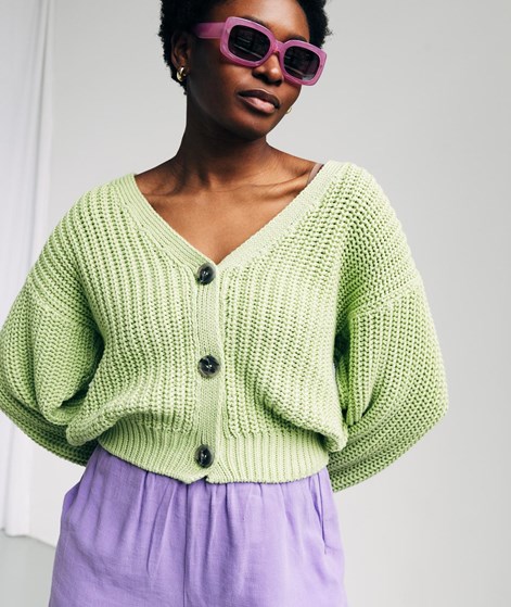 JAN N JUNE Lena Cardigan Grn