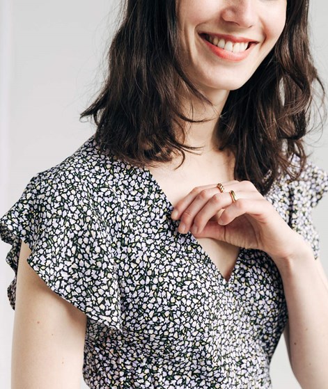 VILA VIFini Wickel Kleid gemustert