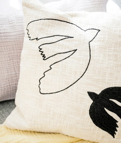 BLOOMINGVILLE Emmilou Kissen (45x45) Beige