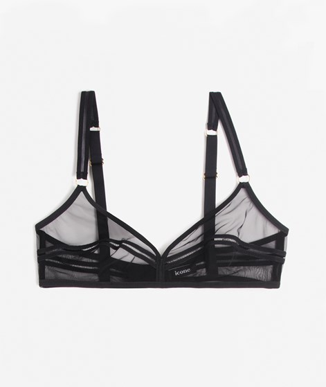 ICONE Gianni Bra Bralette Schwarz