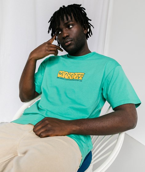 CARHARTT WIP Heat Script T-Shirt Trkis