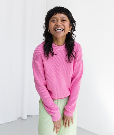 KAUF DICH GLCKLICH Pullover Bubble Pink aus Bio-Baumwolle