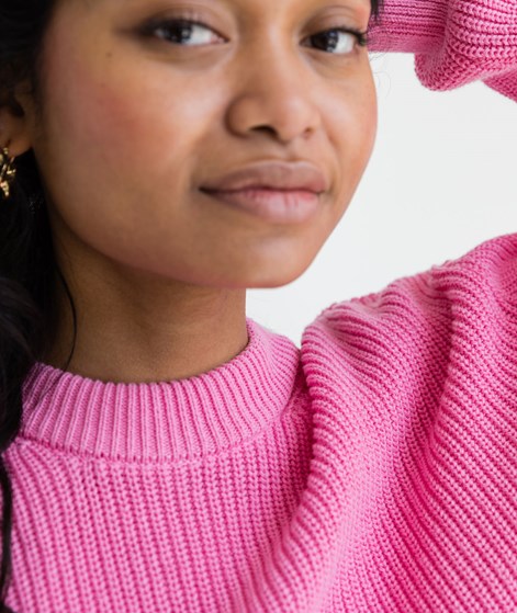 KAUF DICH GLCKLICH Pullover Bubble Pink aus Bio-Baumwolle