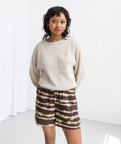 MOSS COPENHAGEN MSCHLillybeth Jilli Rib Pullover Beige