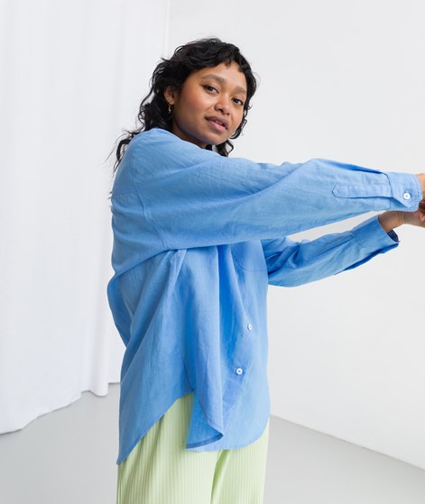 FRNCH PARIS Carla Bluse Blau