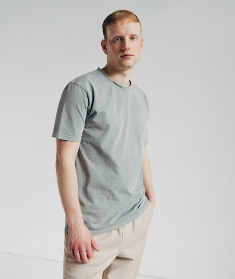 MINIMUM Wills T-Shirt Grau/Grün
