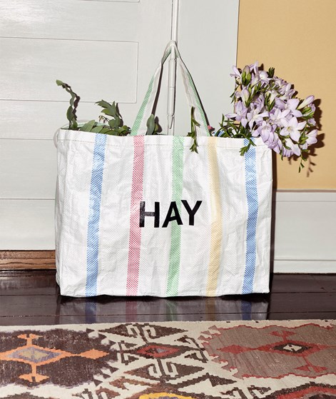 HAY Candy Stripe Medium Shopper