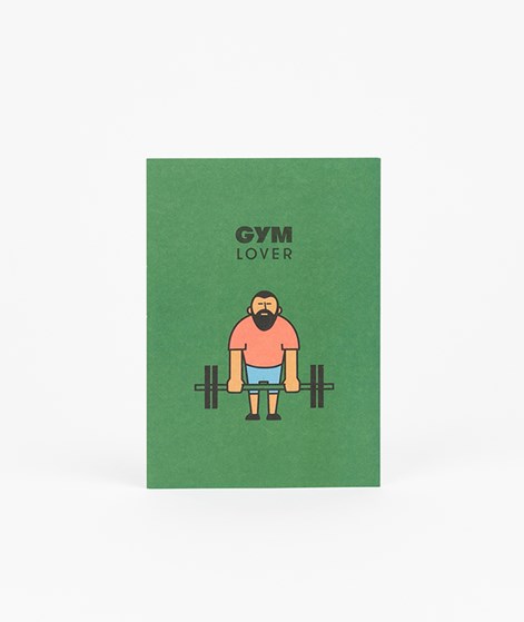 KAUF DICH GLCKLICH Postkarte Gym Lover