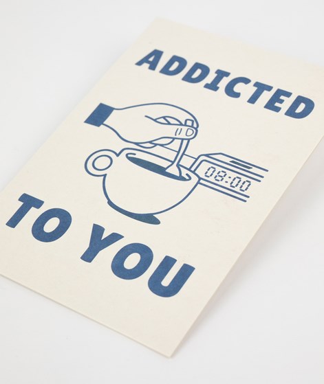 KAUF DICH GLÜCKLICH Postkarte Addicted To You