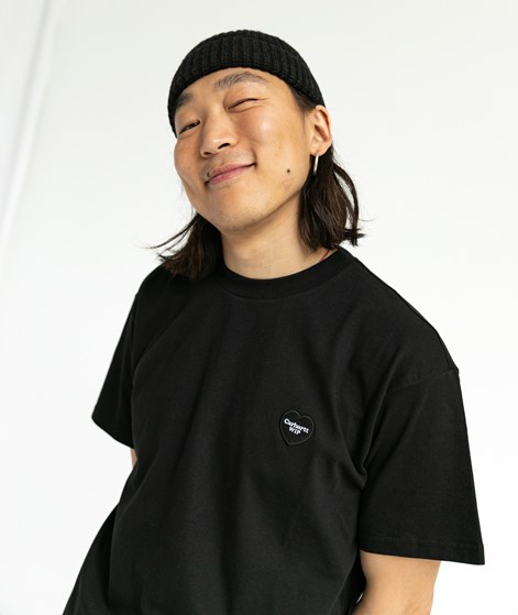 CARHARTT WIP S/S Double Heart T-Shirt Schwarz